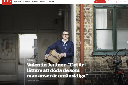 Thumbnail for the post titled: Museum featured in ETC Nyhetsmagasin