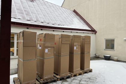 Thumbnail for the post titled: Arrival of display cabinets